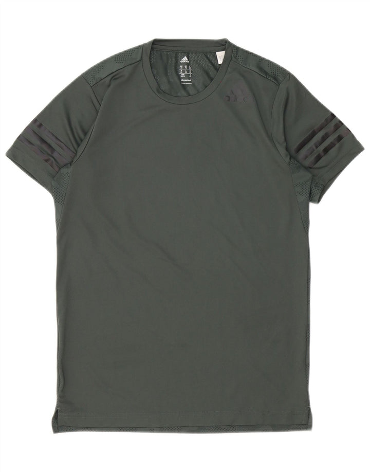 Adidas Hombre Climacool Camiseta Top XS Verde Camuflaje Poliéster