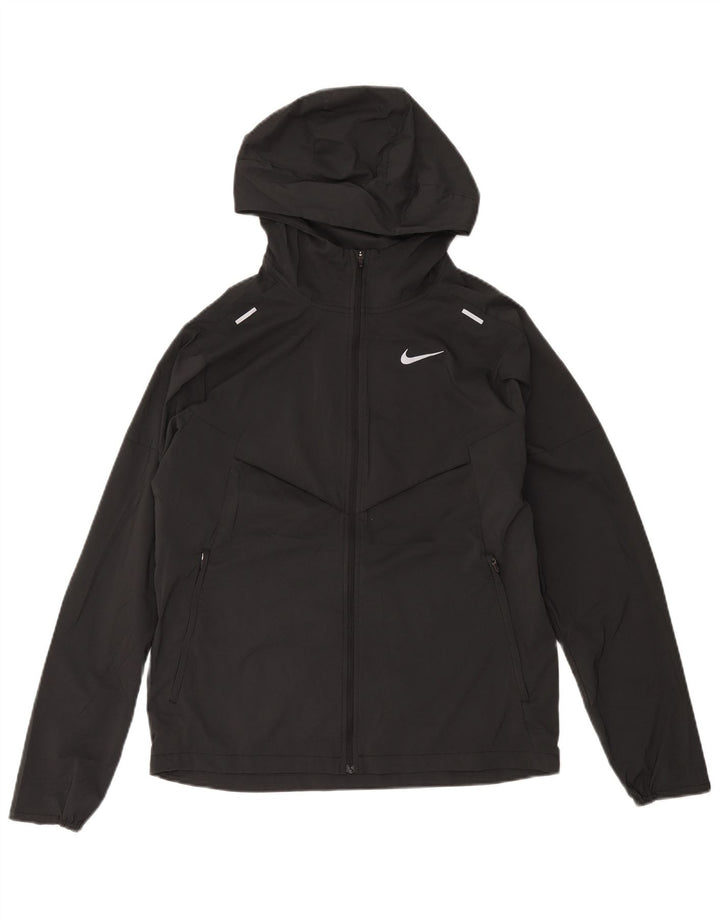 Nike - Chándal con capucha para hombre, chaqueta superior, poliéster negro pequeño
