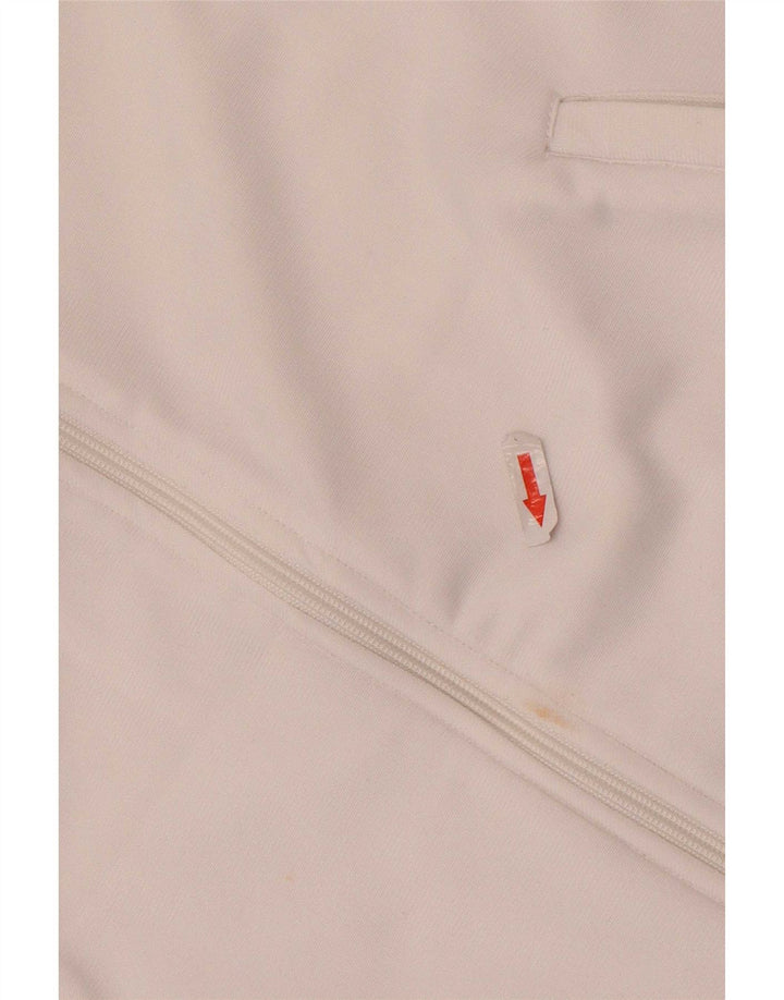 Fila Hombre Chándal Top Chaqueta Medio Blanco Colorblock Poliéster