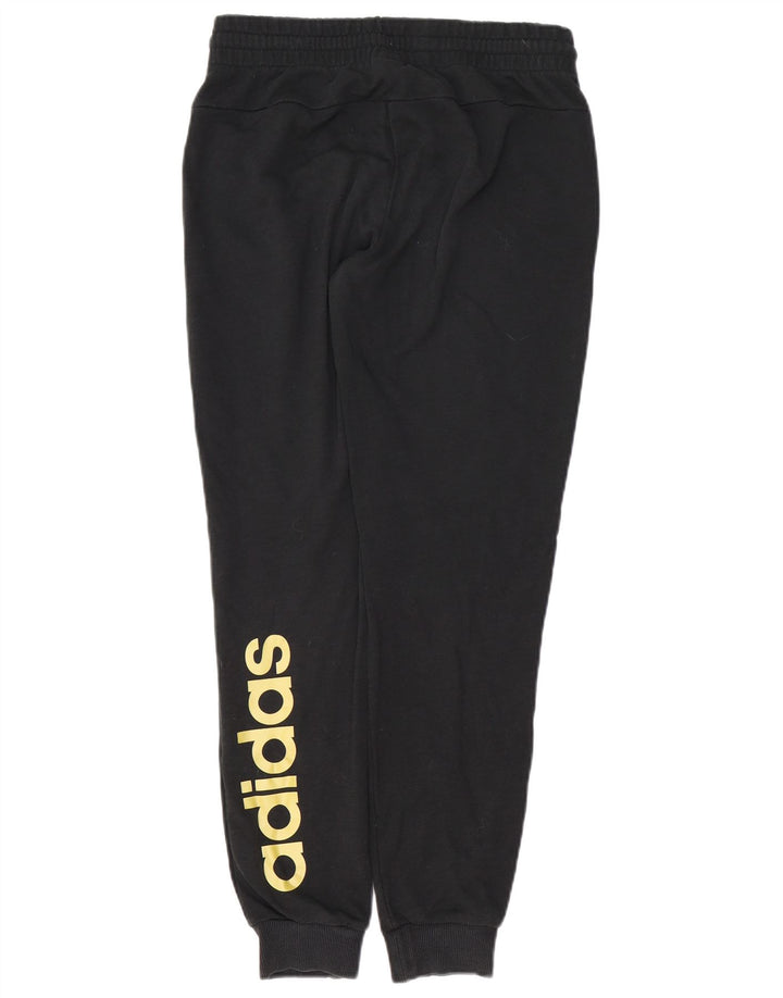 ADIDAS Pantalones de chándal gráficos para mujer Joggers UK 8/10 Small Black