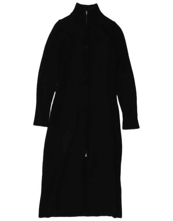 Vestido tipo jersey de manga larga para mujer Oasis UK 8 Small Acrílico negro