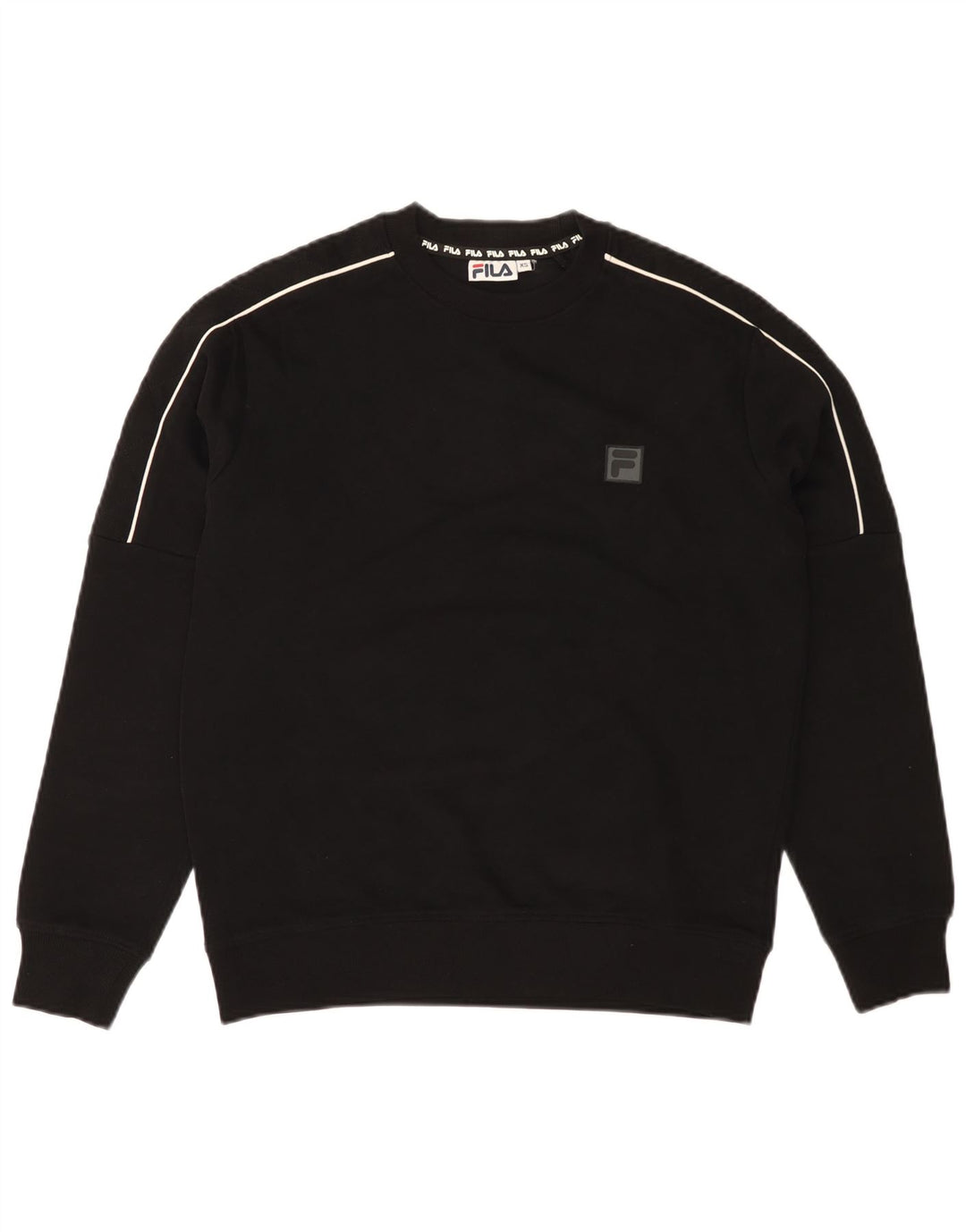 FILA Sudadera Jumper para hombre XS Algodón negro