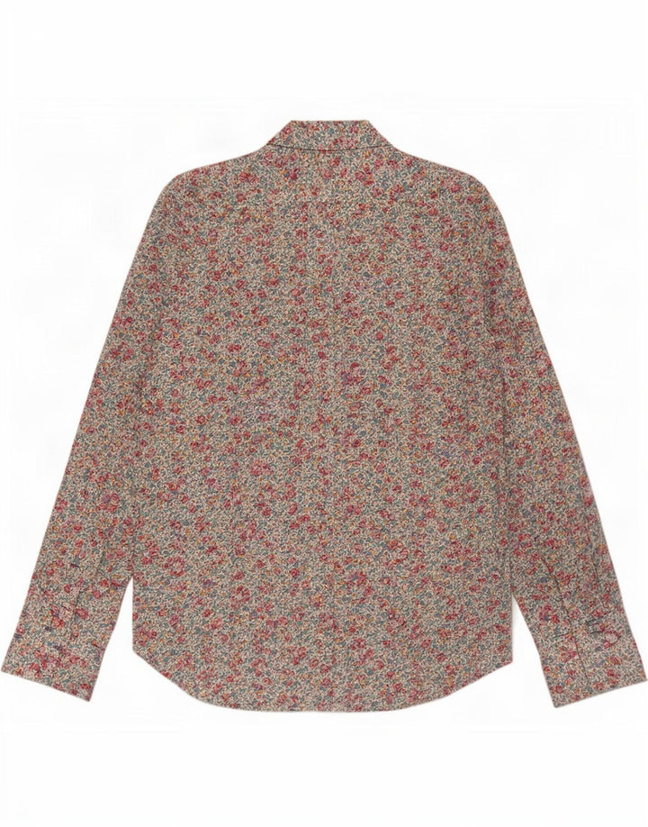 Paul Smith Camisa formal para hombre Talla 42 16 1/2 Grande Multicolor Floral