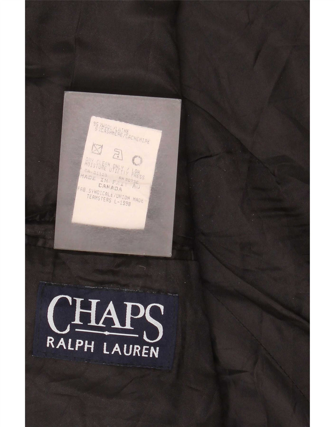 Chaps Ralph Lauren Chaqueta tipo blazer de 3 botones para hombre UK 42 XL Lana gris a rayas