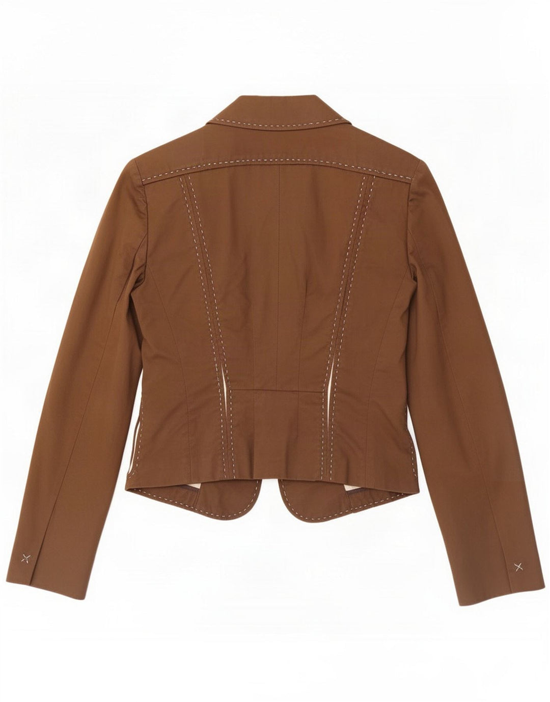 Chaqueta tipo blazer para mujer Sportmax UK 42 Algodón marrón medio