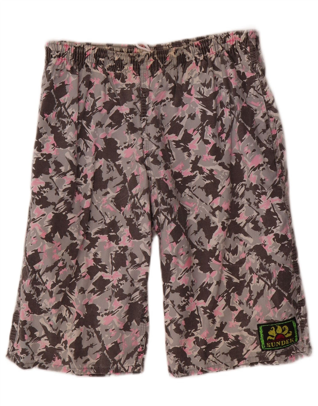 Sundek Pantalón Corto Deportivo Hombre Algodón Camuflaje Multicolor Mediano