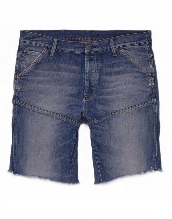 Betty Barclay Pantalones cortos de mezclilla para hombre W34 Algodón azul grande