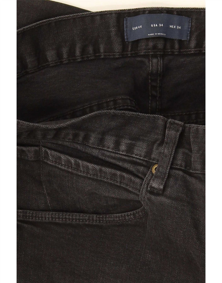 Zara Mens Slim Jeans EU 44 Grande W34 L31 Negro
