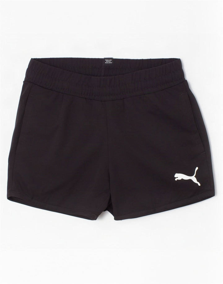 Puma Pantalones cortos deportivos para niña 9-10 años negro