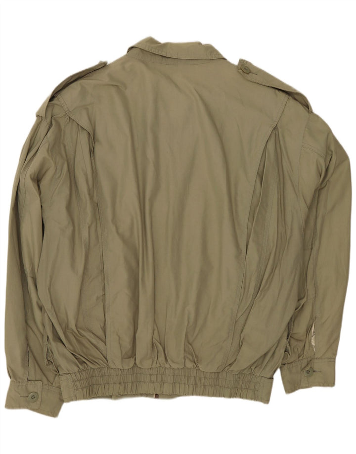 Chaqueta militar vintage para hombre IT 50 Algodón caqui grande