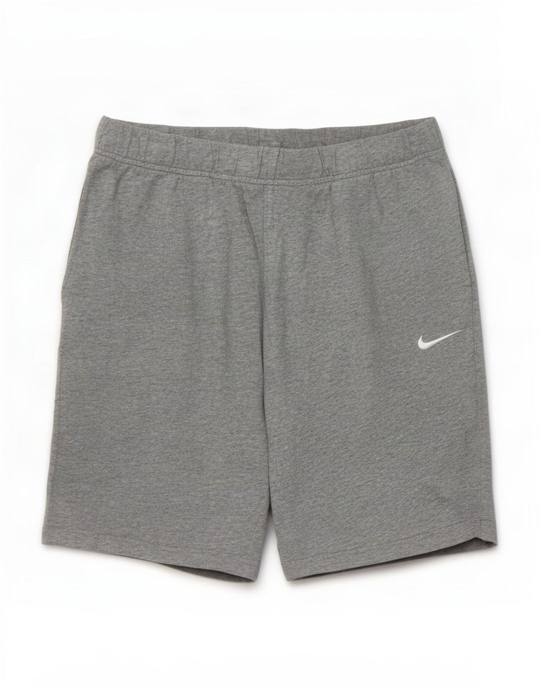 Pantalones cortos deportivos Nike para hombre de algodón moteado en gris medio