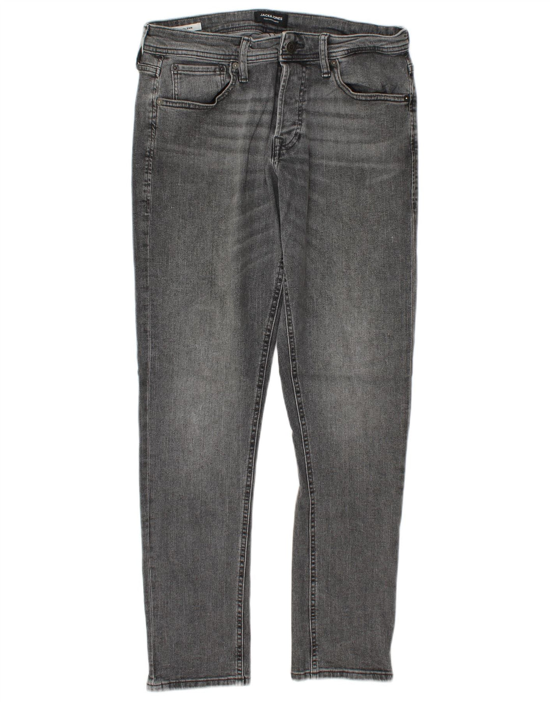 Jack & Jones Hombre GLENN Slim Jeans W32 L32 Algodón Gris