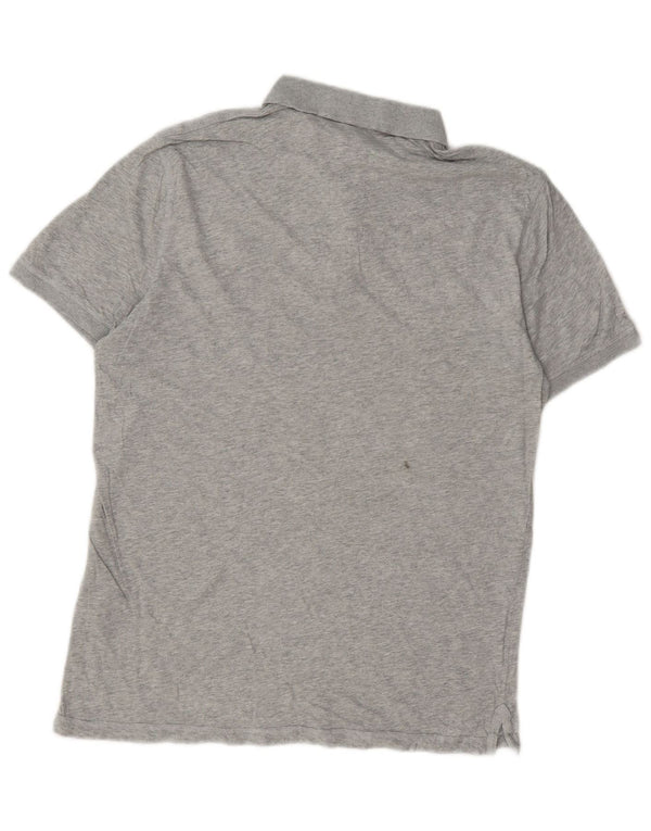 Polo All Saints para hombre de algodón gris medio