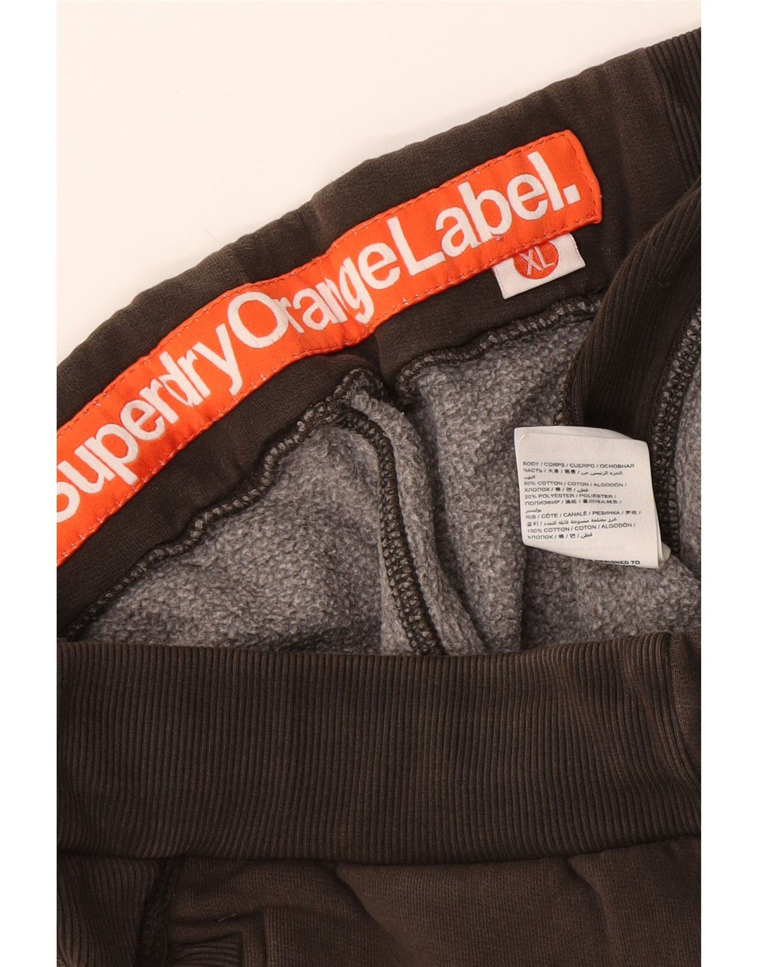 Superdry Shorts deportivos para hombre XL Algodón marrón