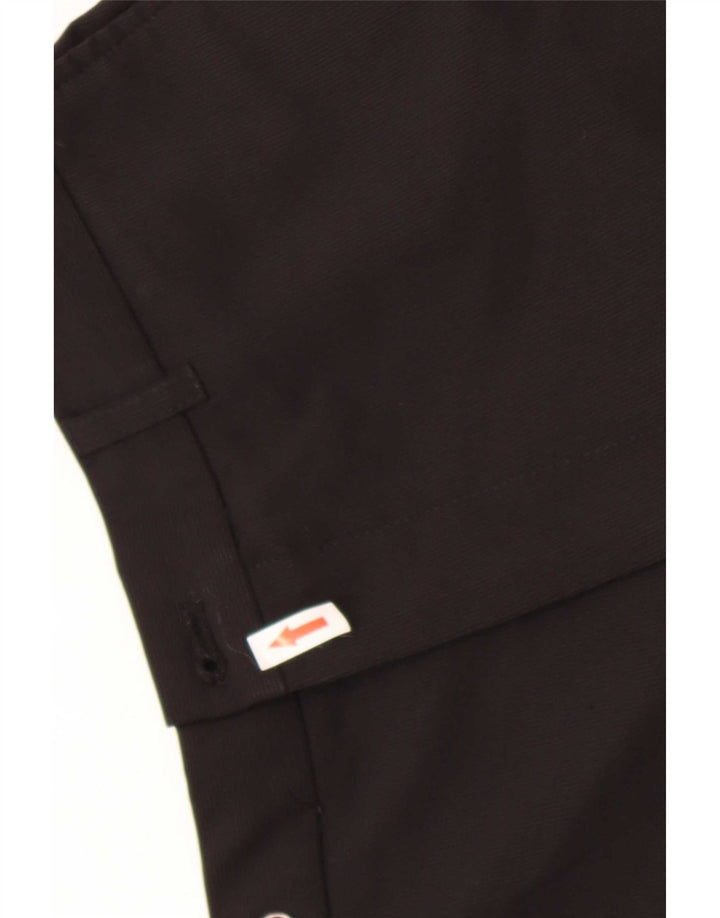 Zara Mens Chino Shorts EU 38 Small W30 Poliéster Negro