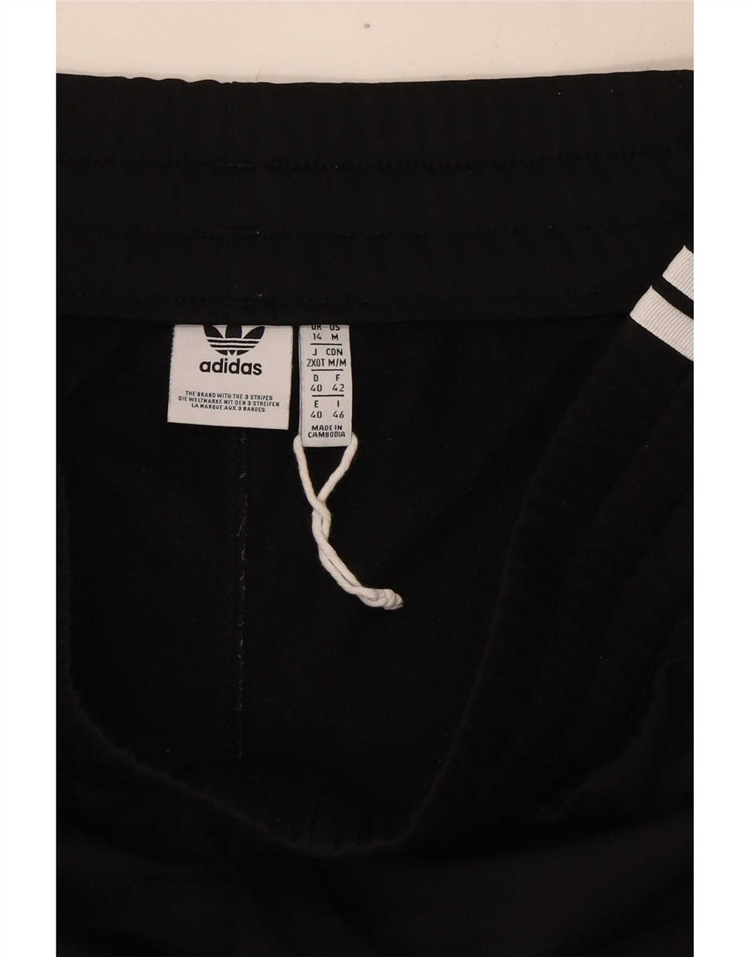 Adidas Pantalones cortos deportivos para mujer UK 44 Mediano Negro Poliéster