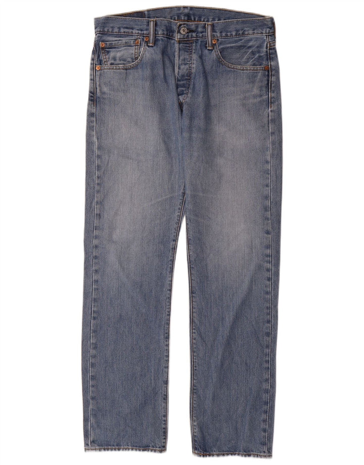 Levi's Hombre 501 Vaqueros Rectos W32 L32 Algodón Azul