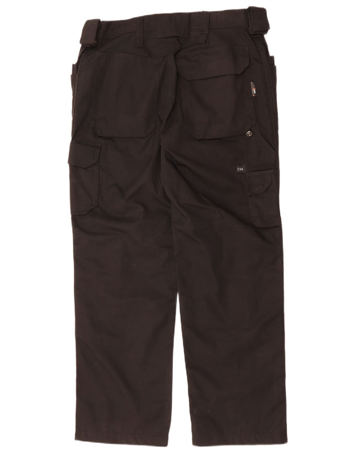 HELLY HANSEN Pantalones cargo rectos para hombre W38 L33 Algodón negro