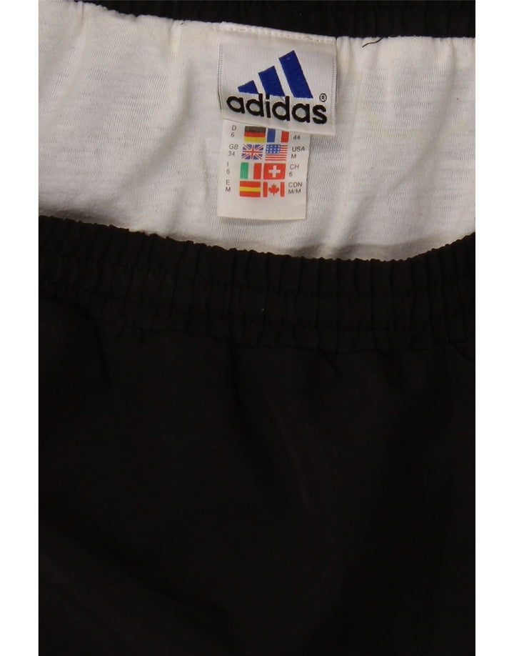 ADIDAS Pantalones cortos deportivos para hombre Grande Negro Colorblock Poliéster