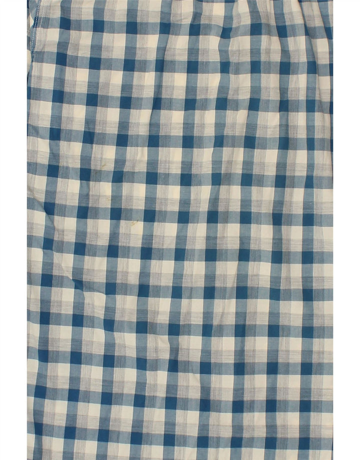 J. CREW Mens Shirt Size 15 1/2 Medium Blue Check Cotton Vintage J. Crew and Second-Hand J. Crew from Messina Hembry 