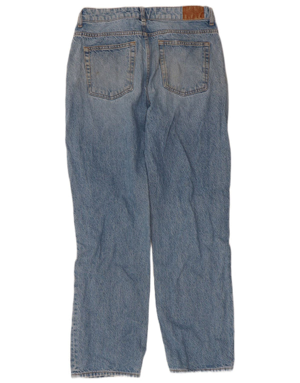 Zara Vaqueros Rectos Mujer EU 38 Small W28 L28 Azul