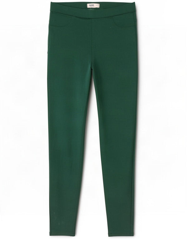 Marks & Spencer Jeans Jegging para Mujer UK 12 Medium W30 L28 Verde