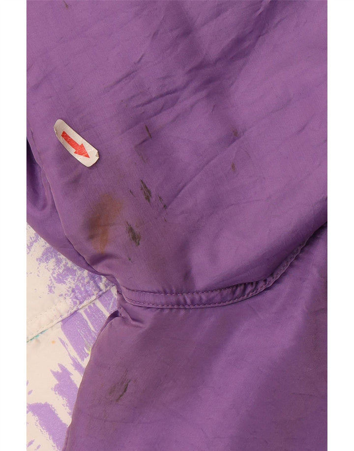 Mono de esquí para mujer Golden Team IT 44 Poliamida con bloques de color morado mediano
