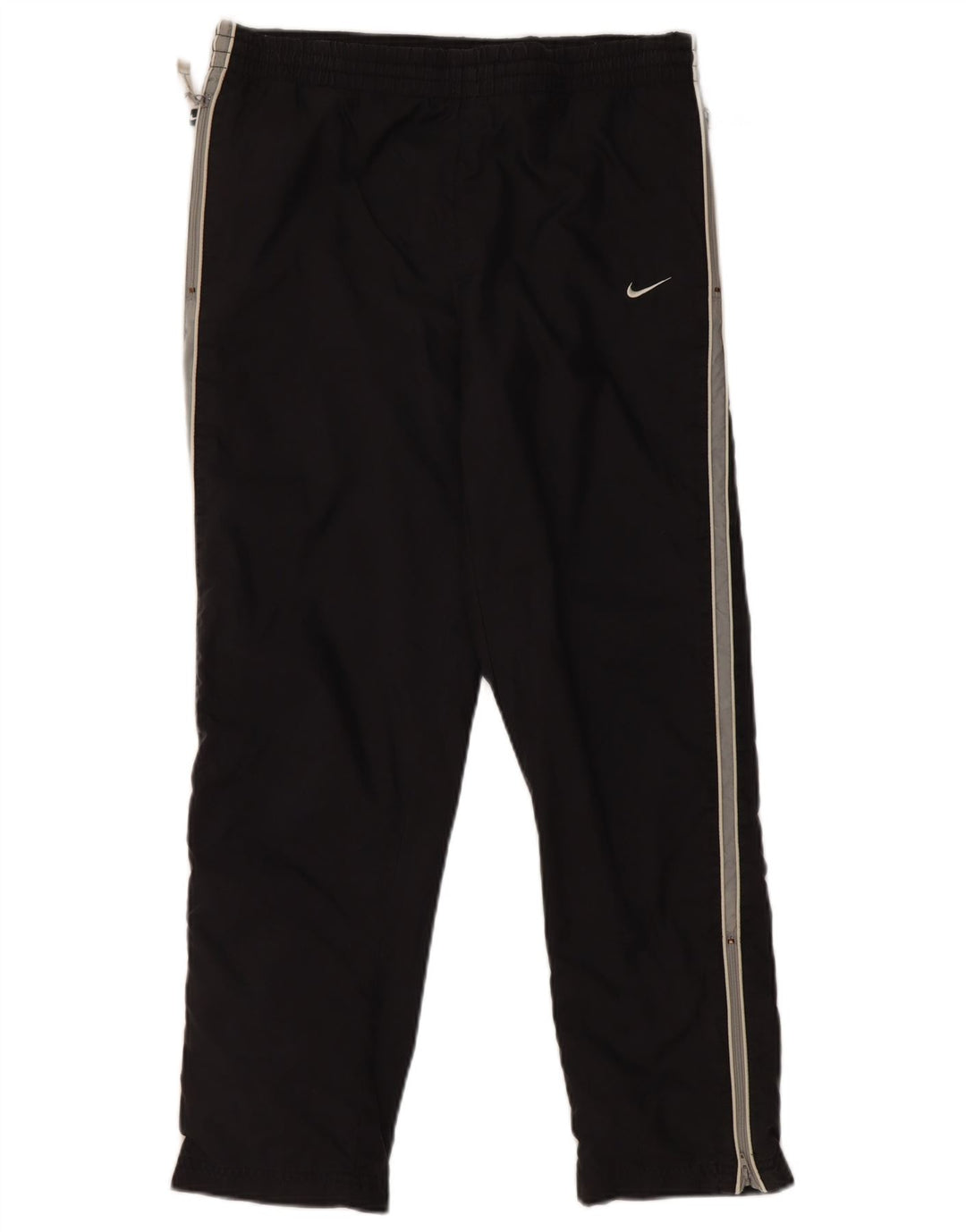Nike - Pantalón de chándal para niño, 11-12 años, tamaño mediano, nailon negro