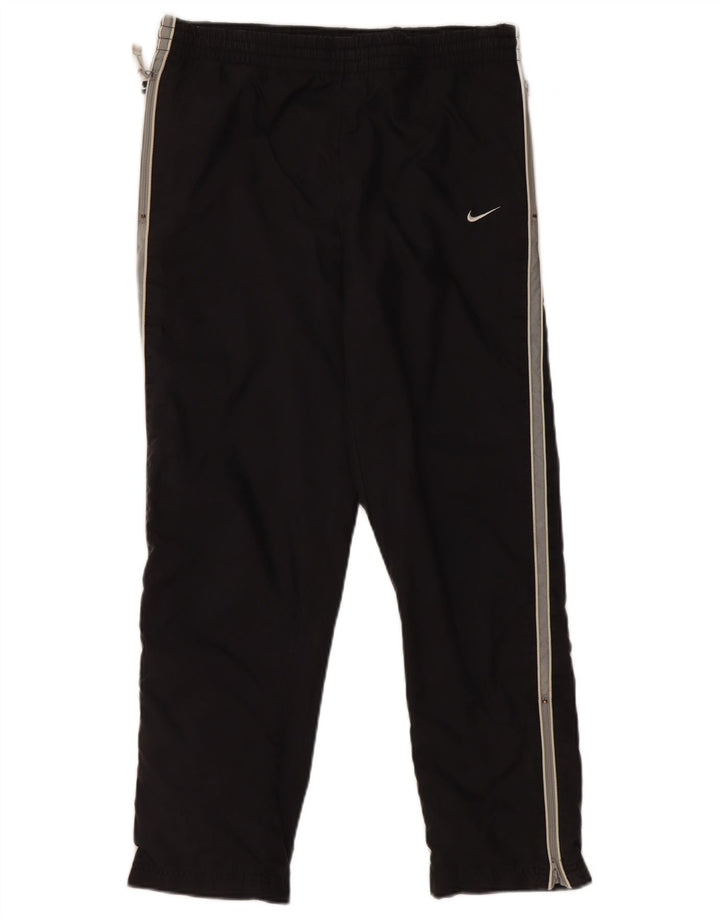 Nike - Pantalón de chándal para niño, 11-12 años, tamaño mediano, nailon negro