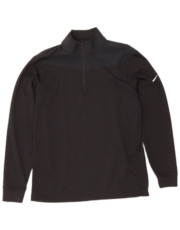 Nike Dri Fit Standard Chándal tipo jersey para hombre, talla mediana, color negro
