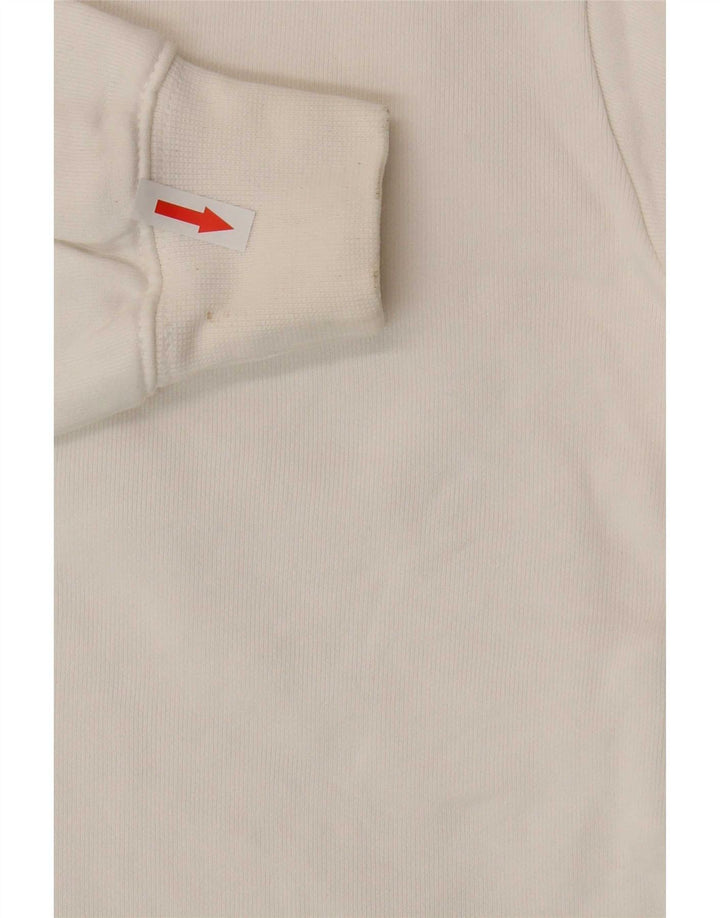 Champion Sudadera con gráfico extragrande para mujer UK 10 Small White