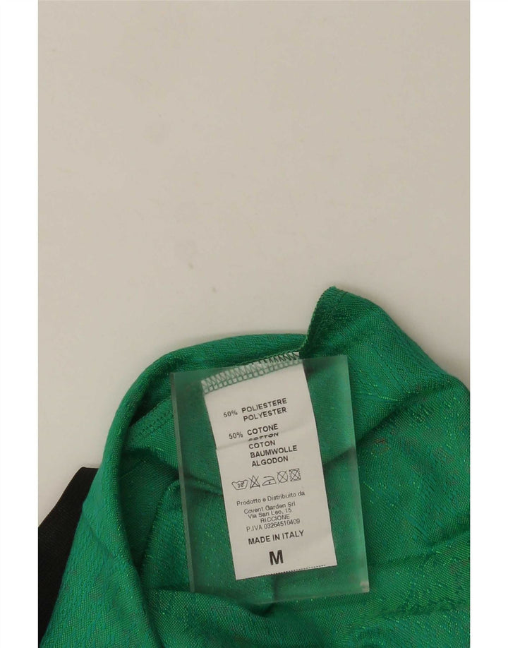 Falda plisada vintage para mujer Mediana W28 Poliéster con manchas verdes
