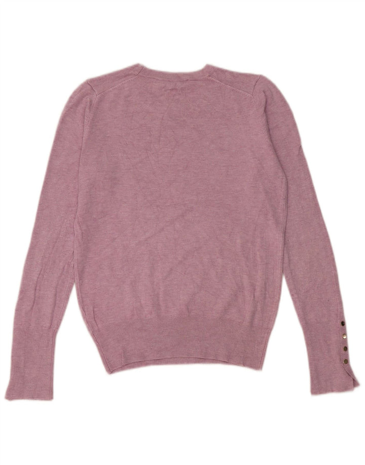 Zara - Jersey de cuello redondo para mujer, talla 8, color rosa