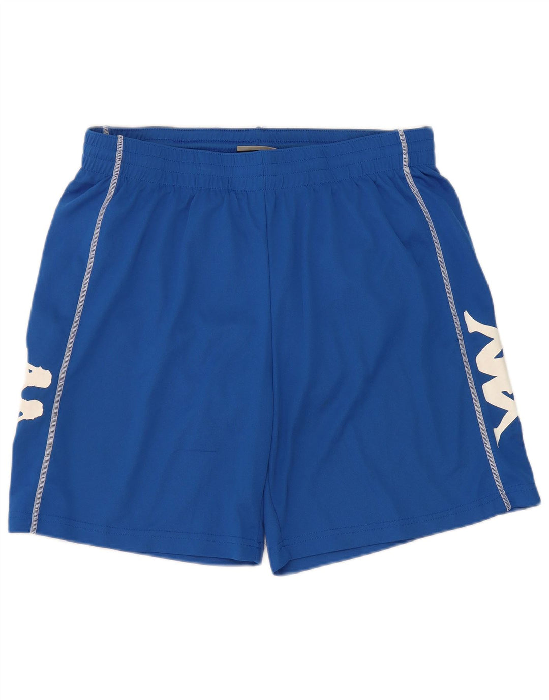 Kappa Mens Graphic Sport Shorts Grande Poliéster Azul
