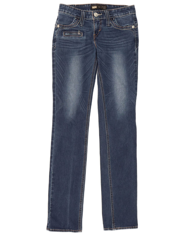 Levi's Vaqueros Rectos Demi Curve Para Mujer W26 L32 Algodón Azul