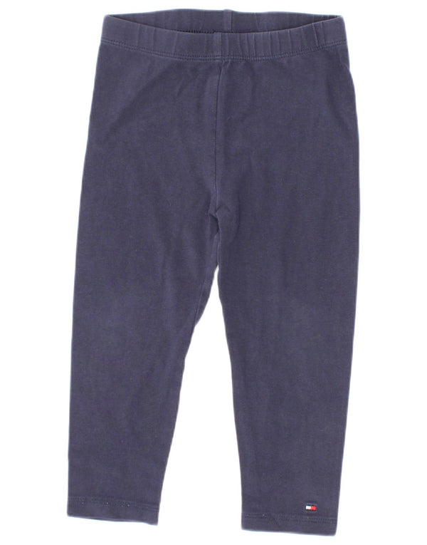 Tommy Hilfiger Leggings Bebé Niña 18-24 Meses Azul Marino Algodón