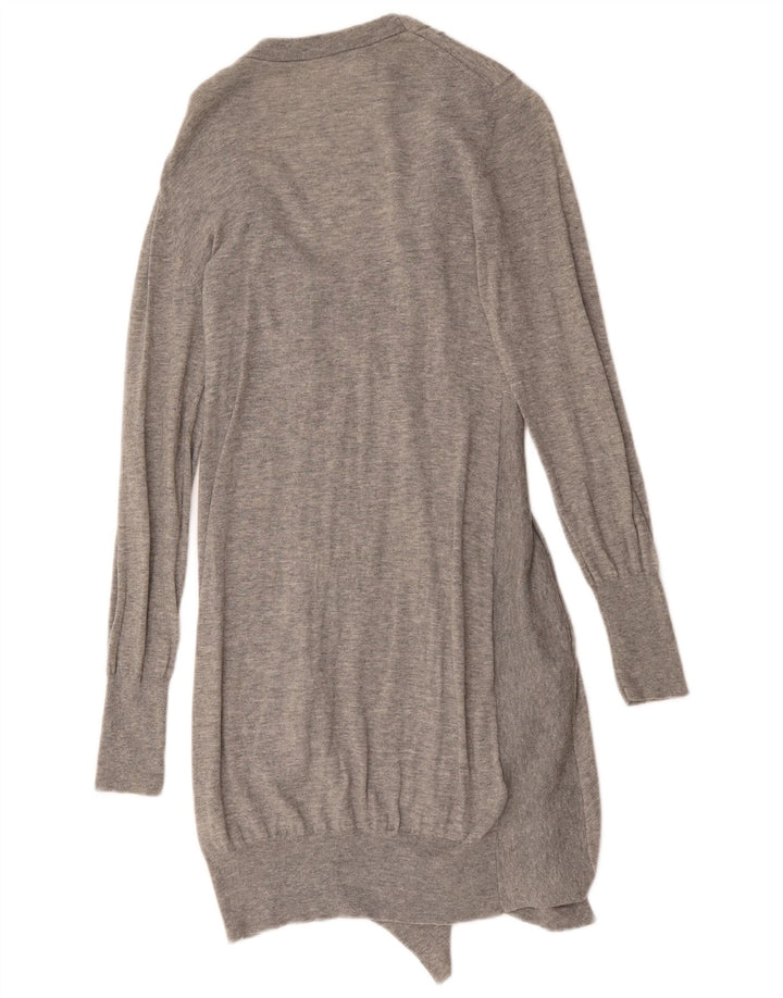 All Saints Vestido tipo jersey de manga larga para mujer UK 40 Lana gris medio