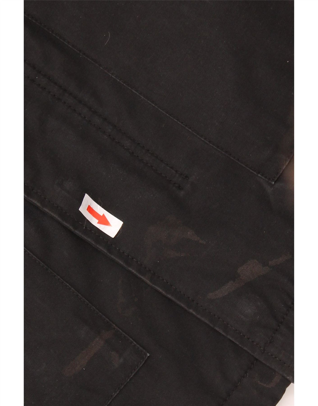 Levi's Chaqueta cortavientos con capucha para hombre UK 38 Mediana Poliéster negro