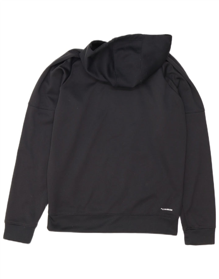 ADIDAS Hombre Climawarm Graphic Sudadera con capucha Jersey Mediano Negro Poliéster