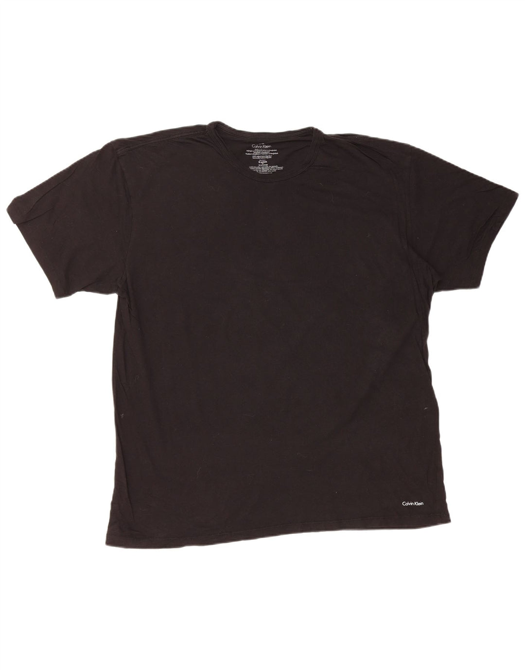 CALVIN KLEIN Camiseta Hombre Top XL Negro Algodón