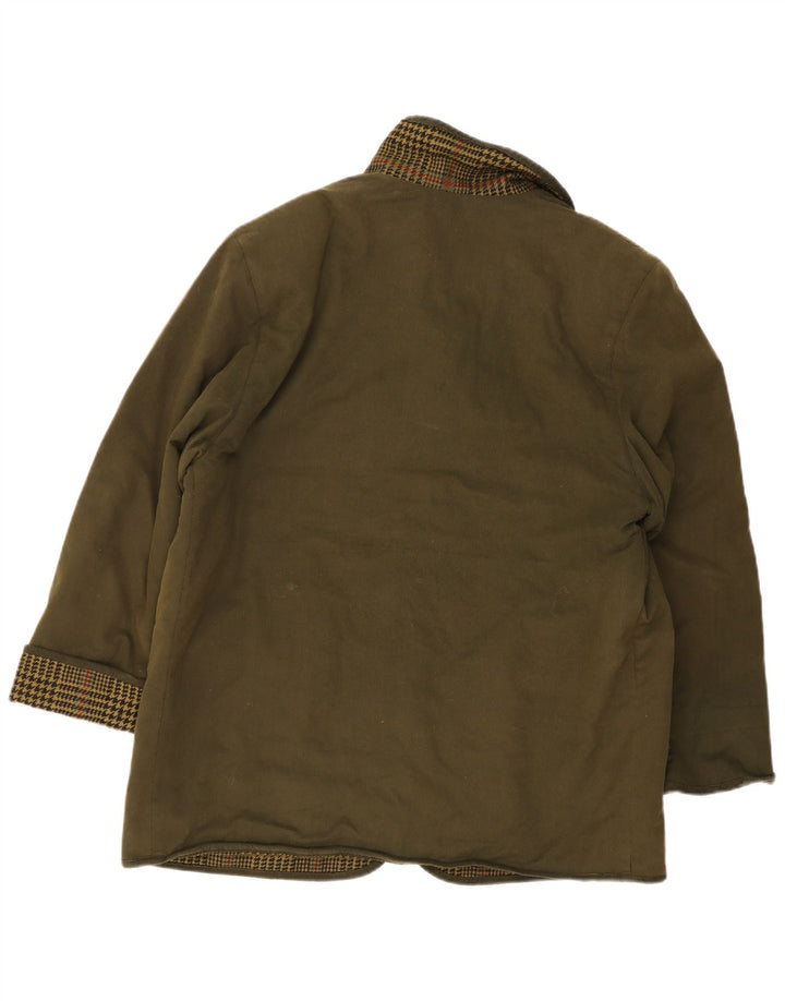 Burberrys Chaqueta reversible para hombre UK 40 Large Algodón caqui