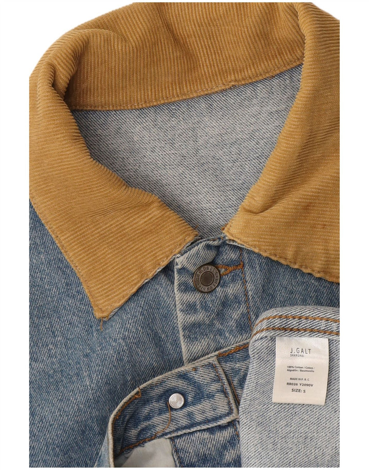 J.Galt Chaqueta vaquera para hombre UK 36 Small Azul Algodón