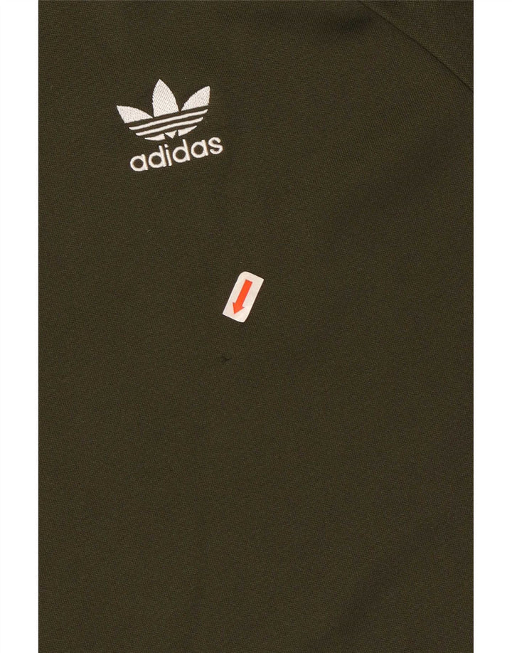 Adidas Hombre Sudadera Jumper Large Caqui Poliéster