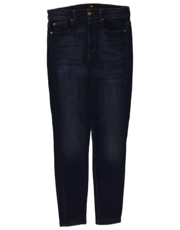 Vaqueros pitillo para mujer 7 For All Mankind W32 L28 Algodón azul marino