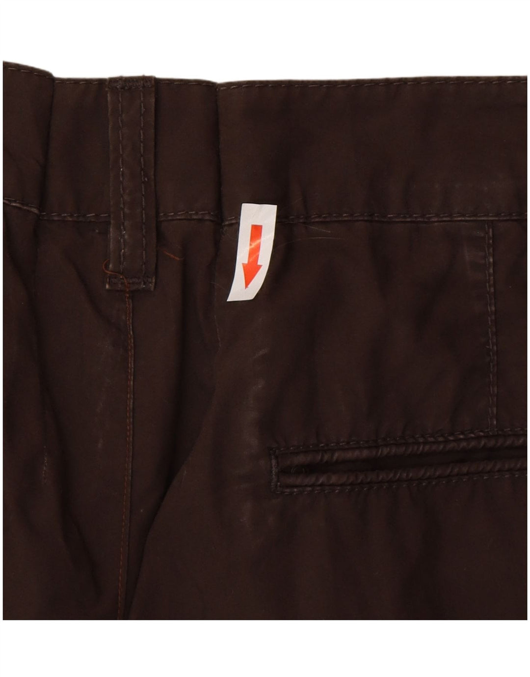 Calvin Klein Pantalones cortos chinos para hombre W36 Algodón marrón grande