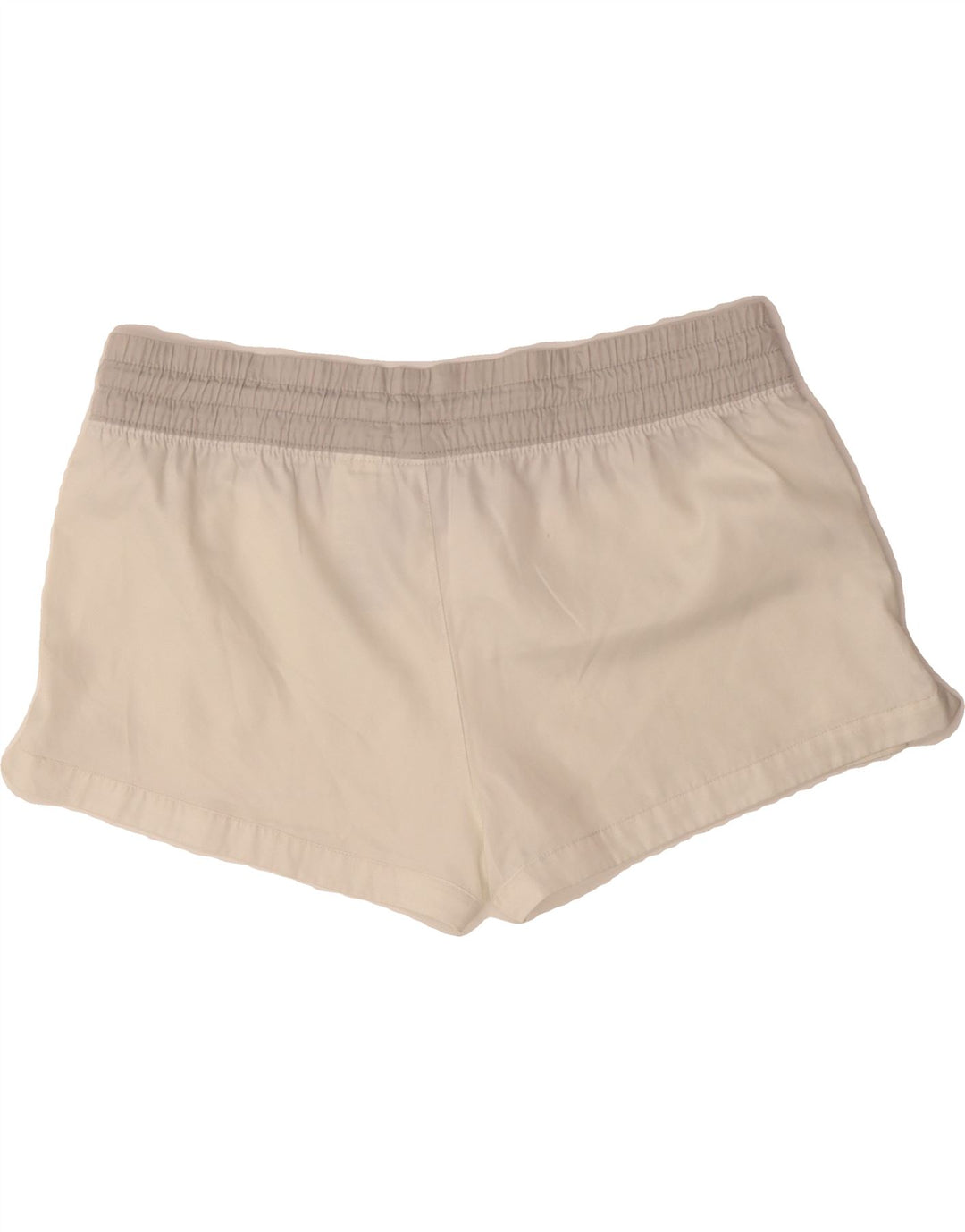 NIKE Womens Sport Shorts UK 14/16 Large White Polyester Vintage Nike and Second-Hand Nike from Messina Hembry 