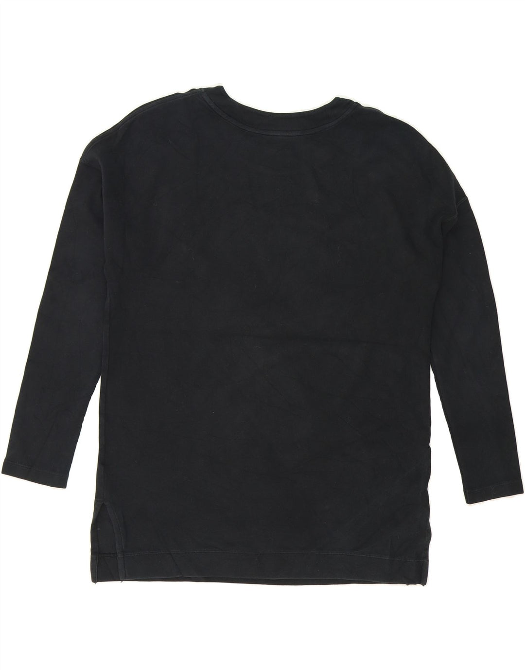 NIKE Womens Graphic Sweatshirt Jumper UK 14 Medium Black Cotton Vintage Nike and Second-Hand Nike from Messina Hembry 