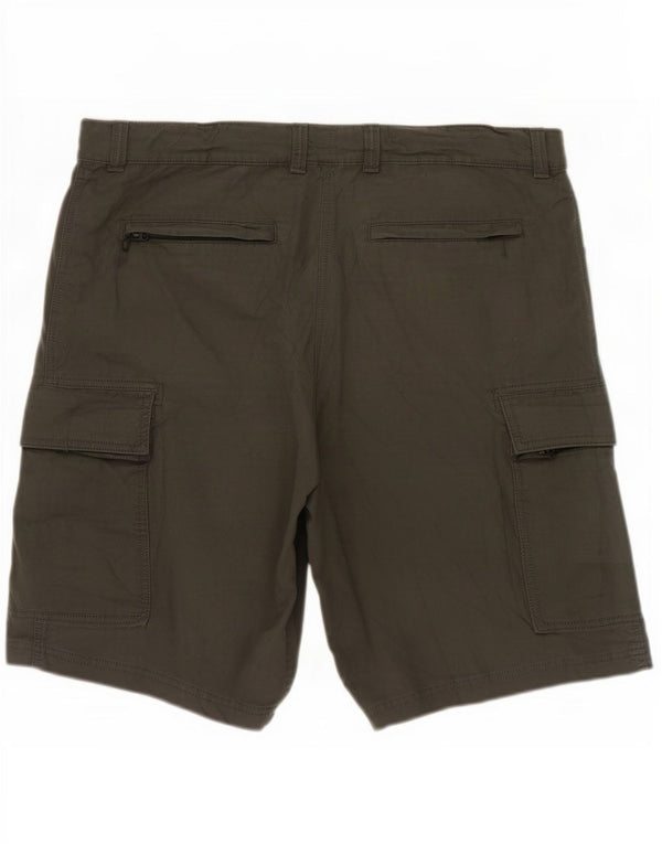 Marks & Spencer Pantalones cortos tipo cargo para hombre W40 XL Algodón caqui