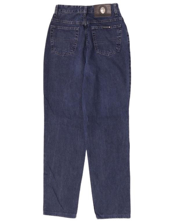 Vaqueros Trussardi Mujer Cónicos De Talle Alto IT 43 Medium W29 L29 Azul Marino