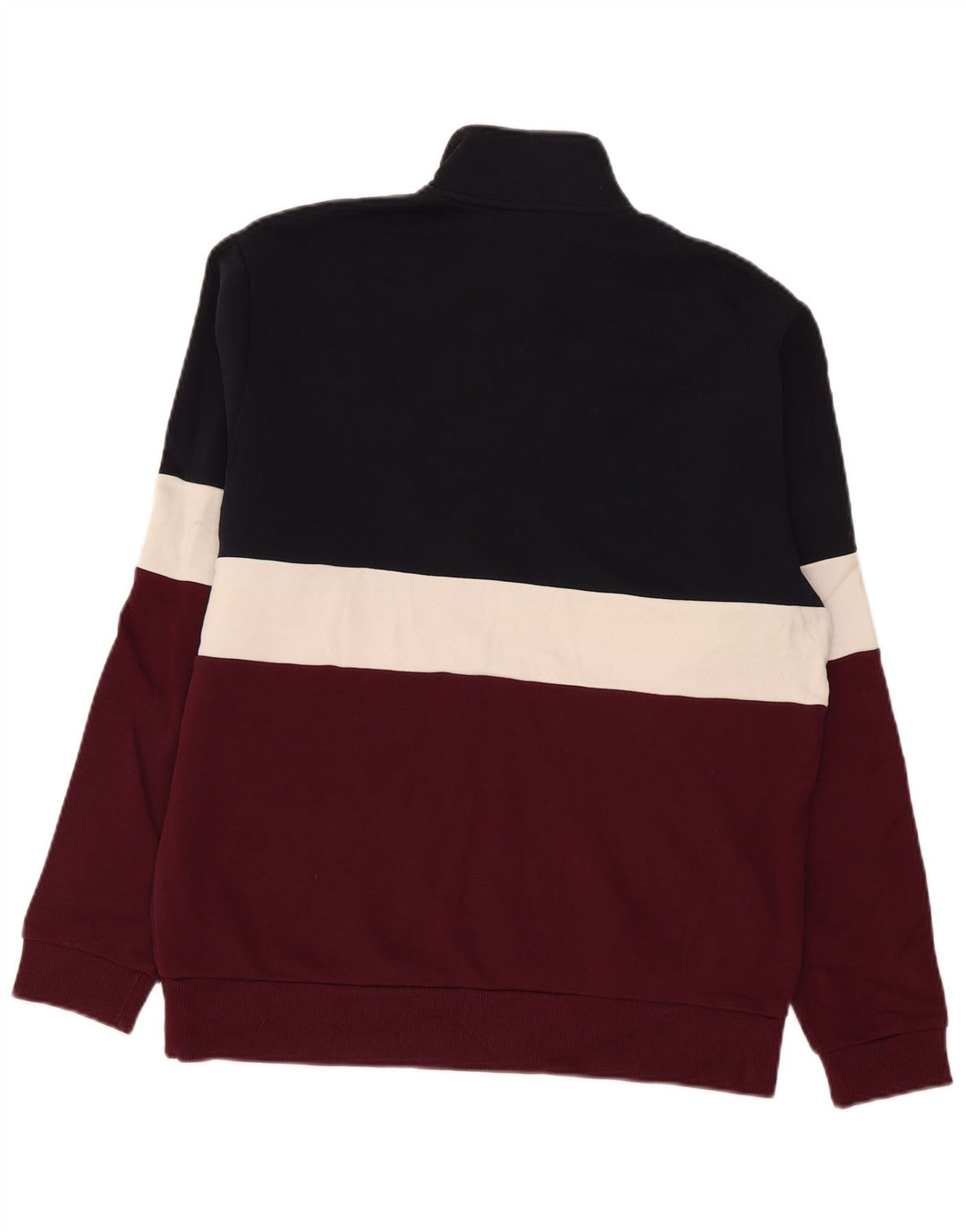 Fred Perry Sudadera Con Cremallera Y Cuello De Hombre Jumper Medium Multicolor Colorblock